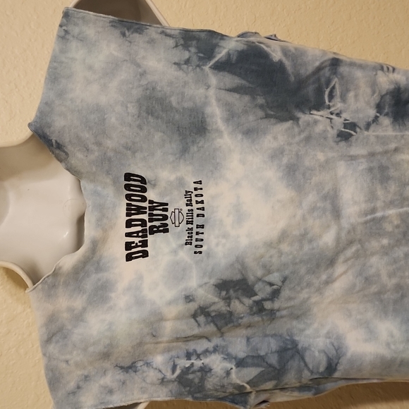 (95) Women's Harley-Davidson sleeveless shirt size large - Picture 2 of 6